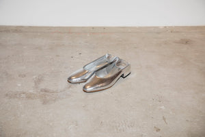 #043 SOFT SLIP ON SHOES / SILVER - 02