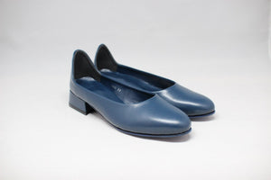 #043 SOFT SLIP ON SHOES / BLUE - 01