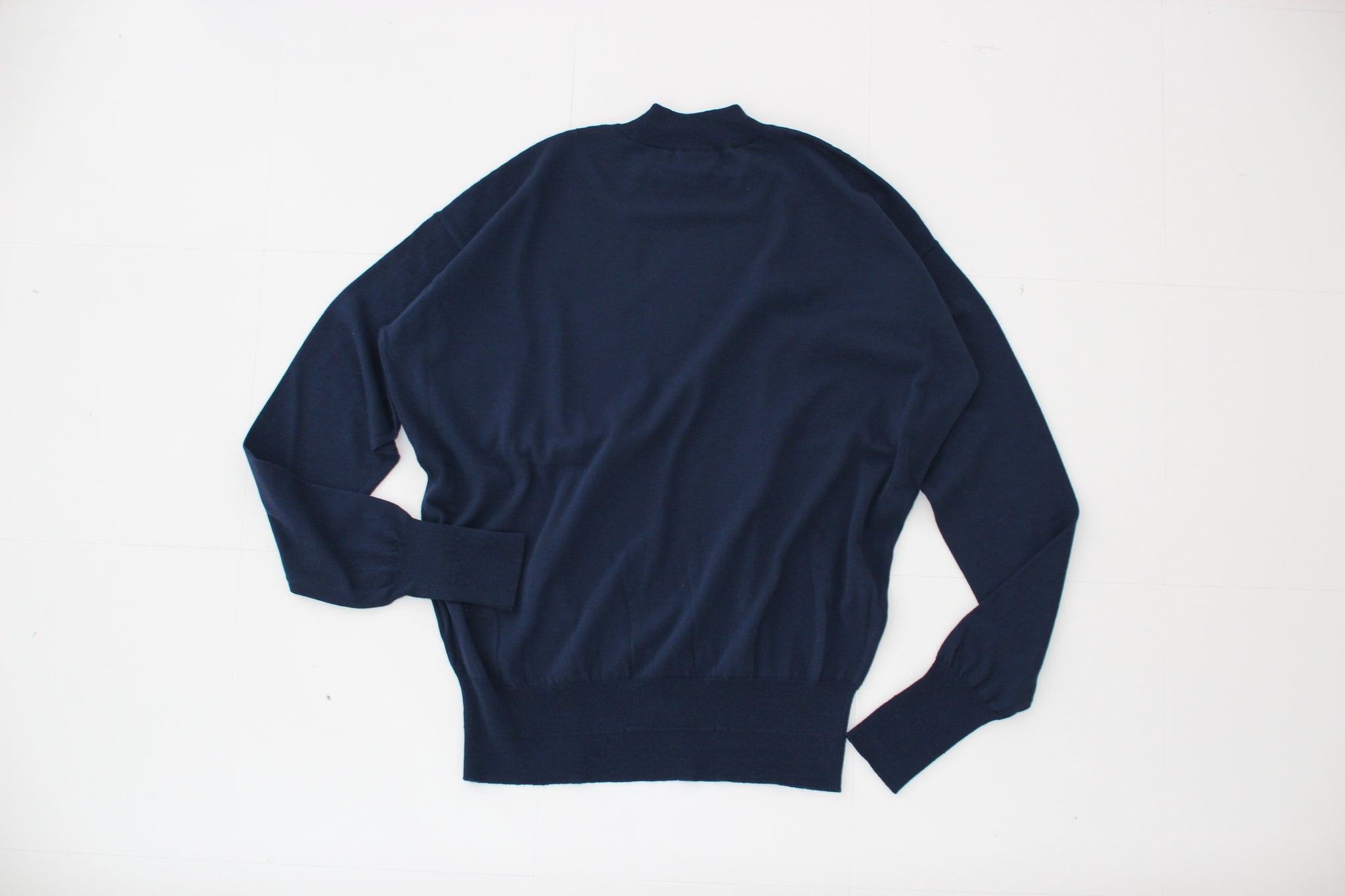 #047 HIGHGAUGE HIGH NECK SWEATER