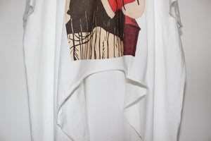 #298 HANDPAPER COLLAGE DRAPE BIG T