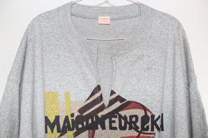 #295 KNOT PRINT BIG T