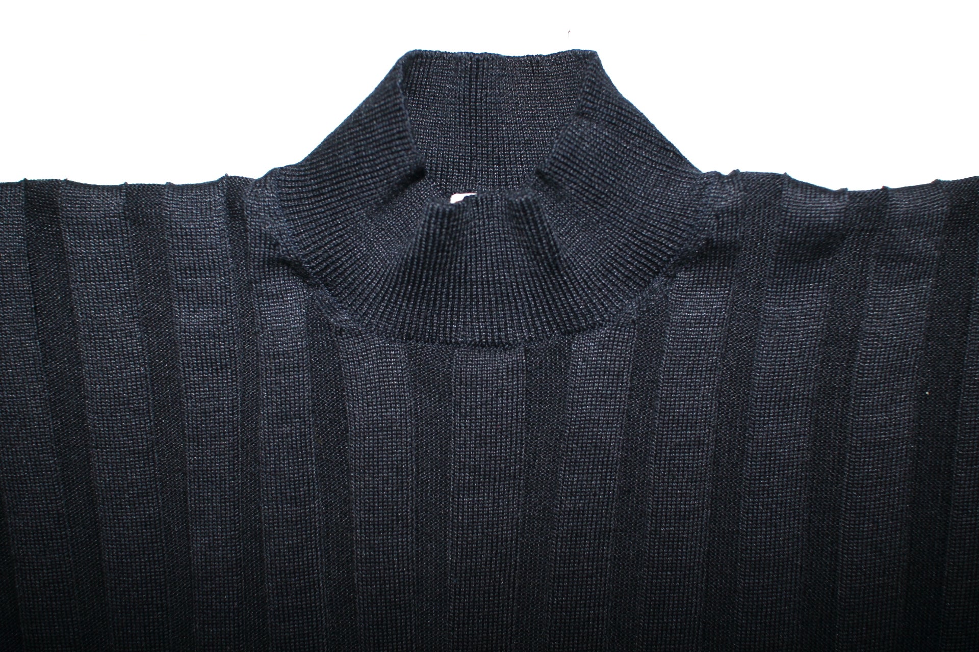 #311 STRIPE RIB MOCK NECK