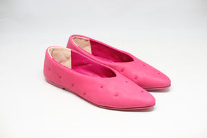 #135 KILTING FLAT SHOES