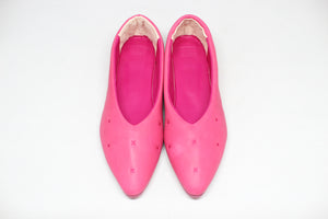 #135 KILTING FLAT SHOES