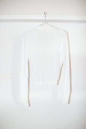 #094 RIB HIGH NECK SUMMER SWEATER
