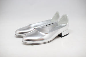 #043 SOFT SLIP ON SHOES / SILVER - 02