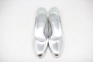 #043 SOFT SLIP ON SHOES / SILVER - 02