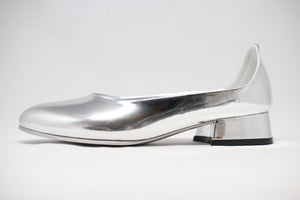 #043 SOFT SLIP ON SHOES / SILVER - 02