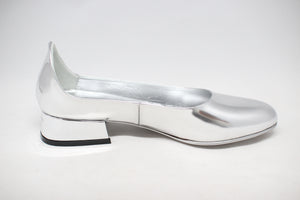 #043 SOFT SLIP ON SHOES / SILVER - 02