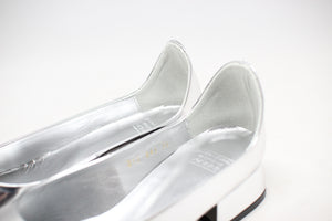 #043 SOFT SLIP ON SHOES / SILVER - 02