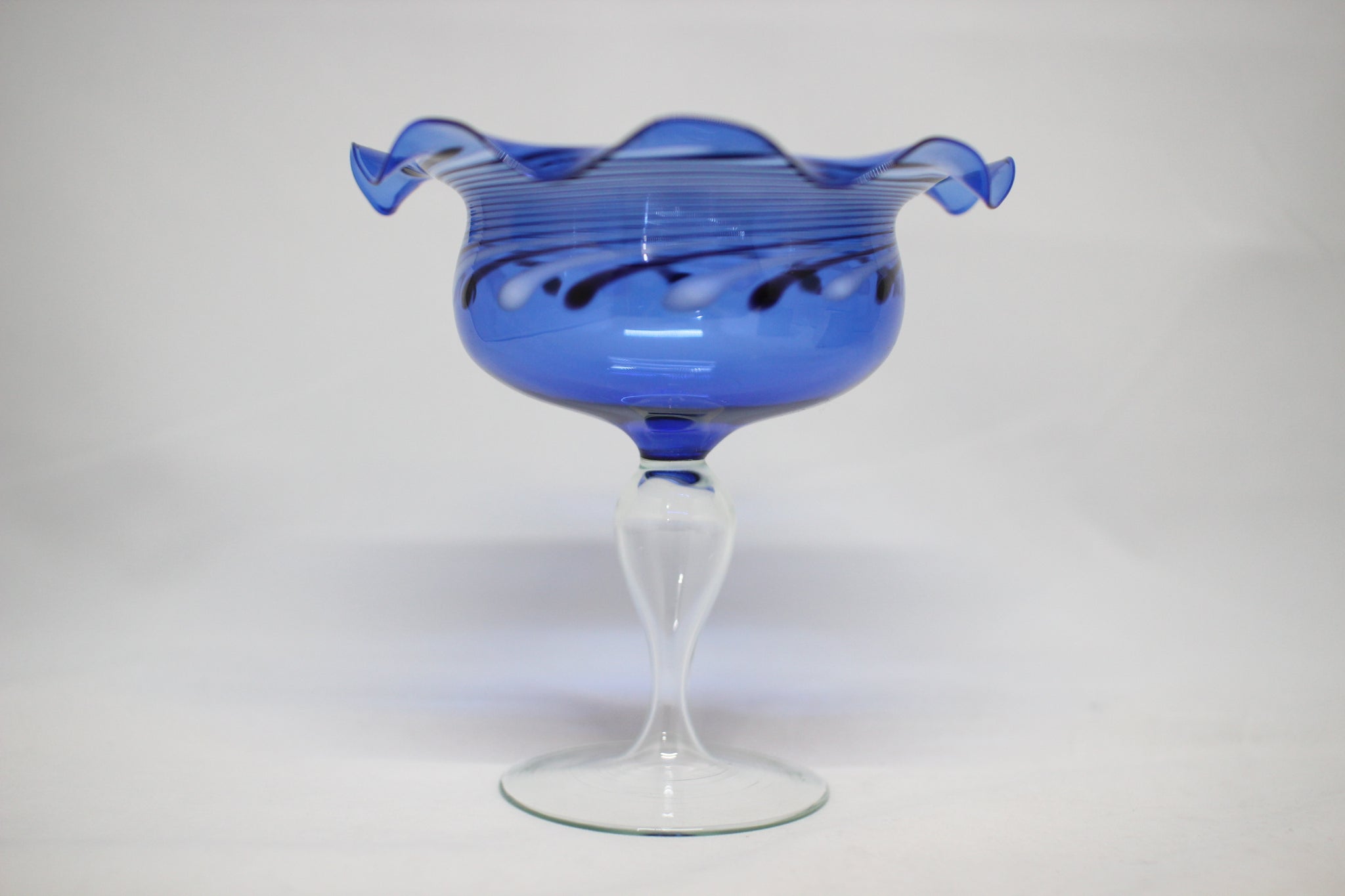 Lauscha Glass / VASE / Blue - 1
