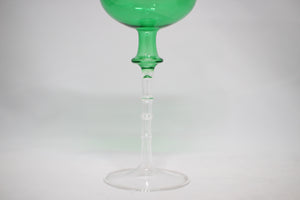 SOLD Lauscha Glass / VASE / Green - 2